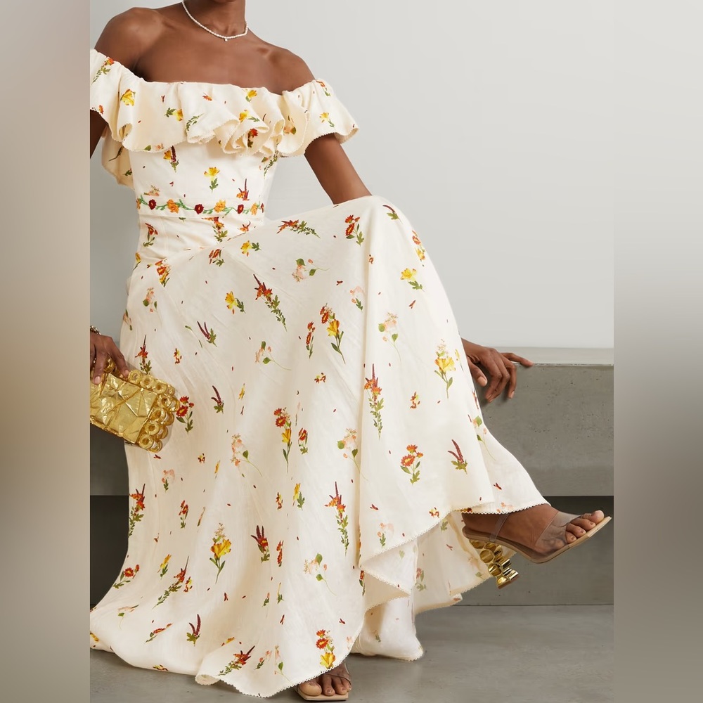 Agua by Agua Bendita - Oro Clementina Dress, XS